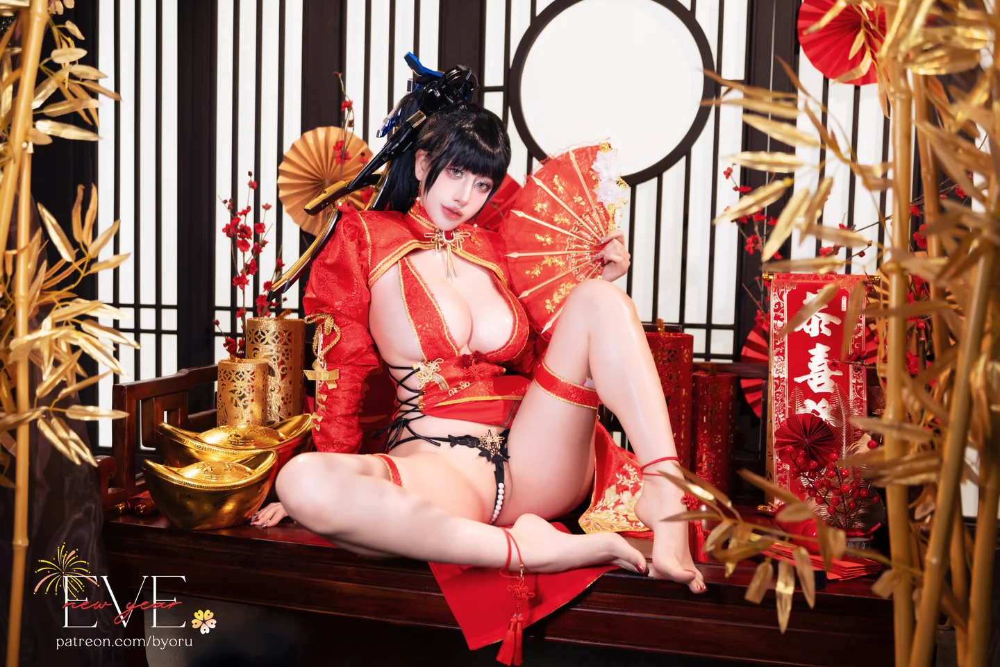 Byoru - Eve New Year Qipao Stellar Blade [62P,19V-2.47GB] tg@simisebaisi 【丝足阁】008.webp